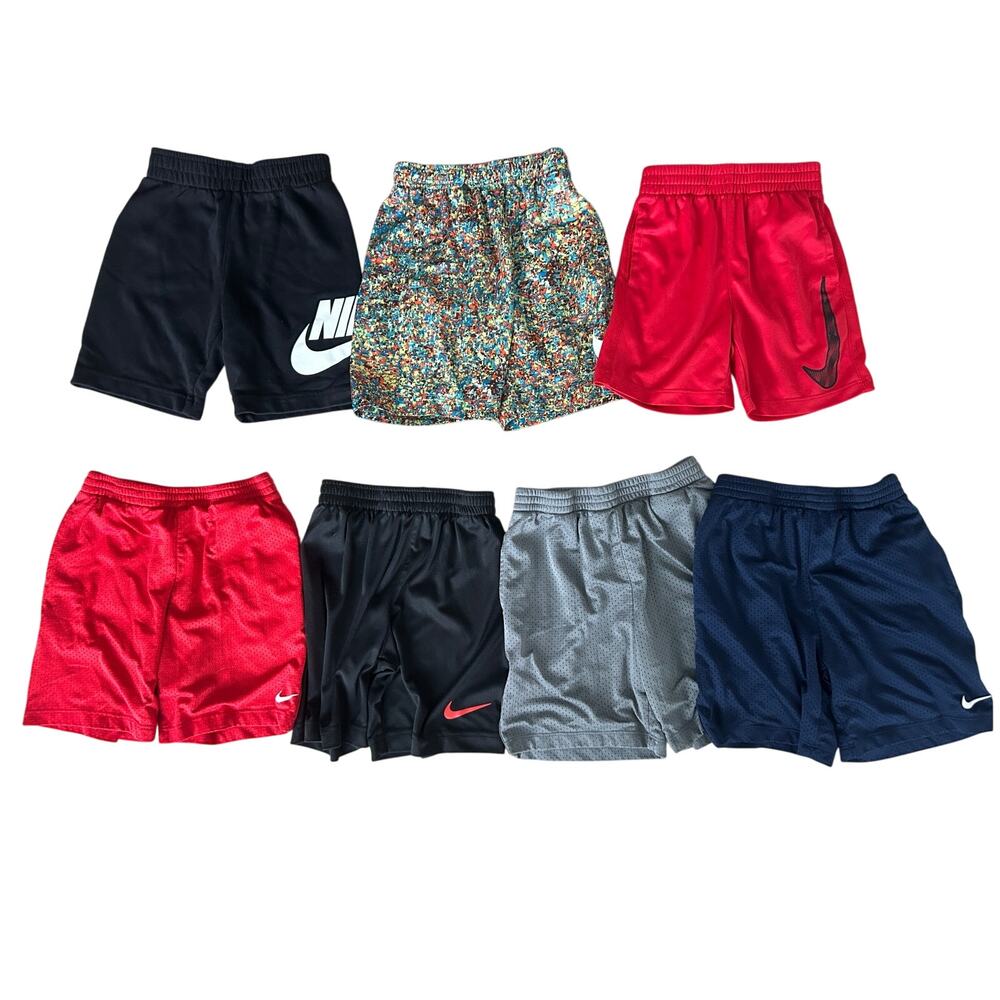 Nike Boys Size 6 Athletic Shorts Bundle – 7 Pair